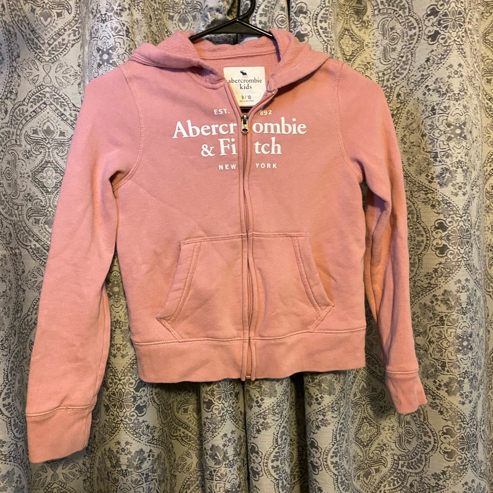 Girls Abercrombie zip up hoodie